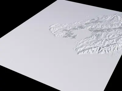 Wellington New Zealand City Landscape 3D Model 3D model