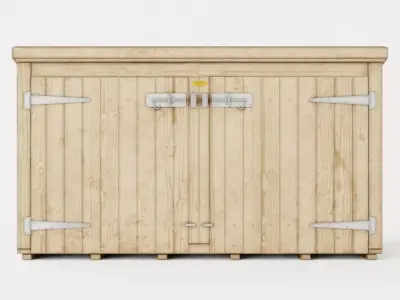 Storage Chest Low-poly 3D model