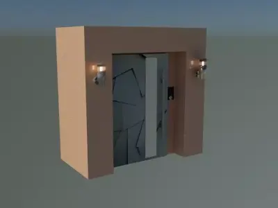 Front Door  Free 3D model