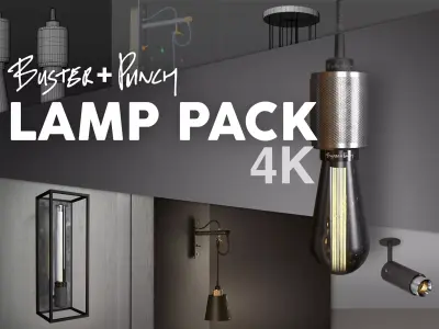 Lamp Pack  Free low-poly 3D model