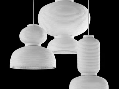 Jaime Hayon Formakami pendant lamp set 3D model