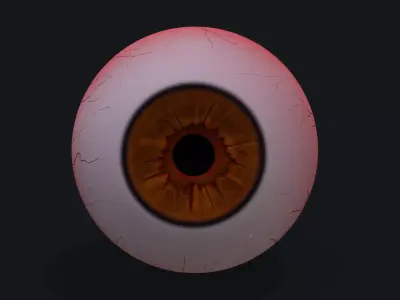Realistic eye pack 01 Low-poly 3D model