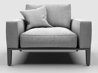 Harbour Outdoor - Balmoral Armchair 3D model