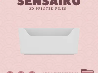 UPPDATERA Storage Box V2 for Mini Dollhouse - IKEA - 3D Print 3D print model