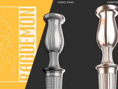 CANDLE STAND 3D model