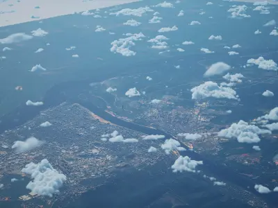 Heihe China City Landscape 3D Model 3D model