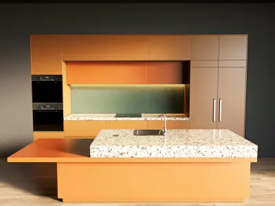 49-Kitchen1 matte 5 3D model