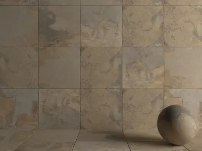 Stone Wall Tiles Kayah Autumn 80x80 Set 2 Texture