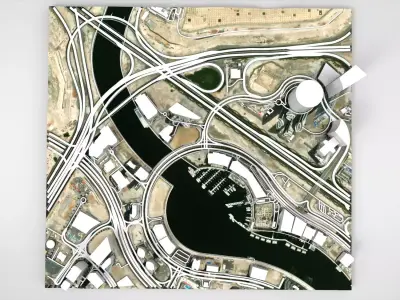 Business Bay Dubai United Arab Emirates 3D model purchase