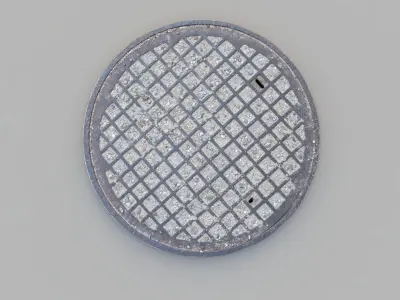 Sewer Grate 08 3D model
