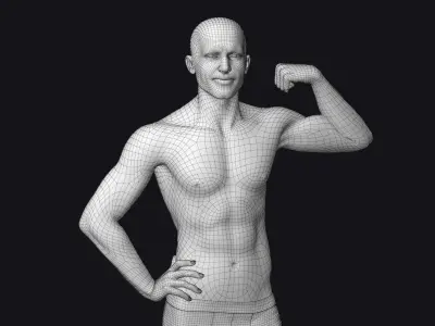 Basic Man 3D model
