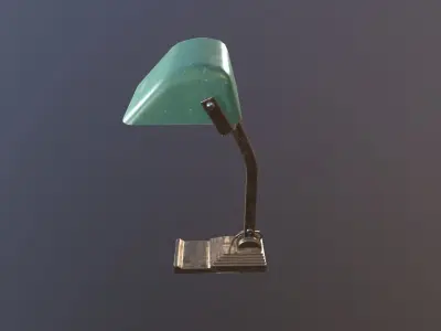 Desk Lamp Game Ready Low-poly 3D model