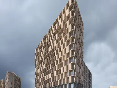 Apartments Building 3D model