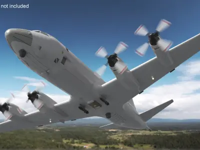  Orion Maritime Surveillance Aircraft Rigged 