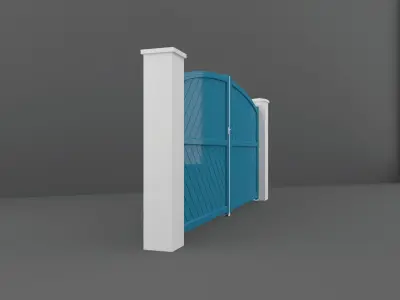 Outdoor Gate  3D model
