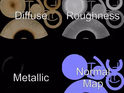 Granite Textured Bowl model pack Texture