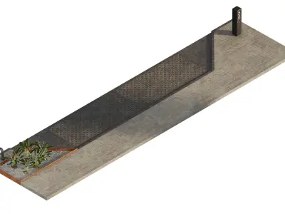 Parallel parking 3D model