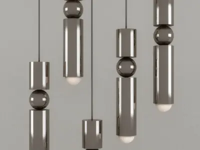 Lee Broom John Lyle furniture set 3D model