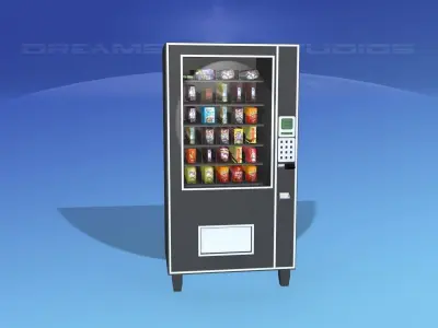 Snack Vending Machine 3D model