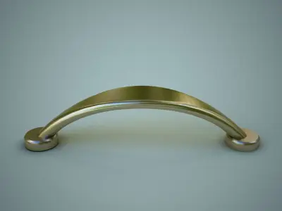 Furniture Door Handle Knob 3d model 12 3D model