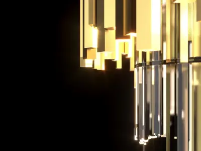Modern Chandelier 3D model