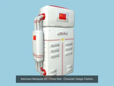 08 Astronaut Backpack Collection - Character Design Fashion