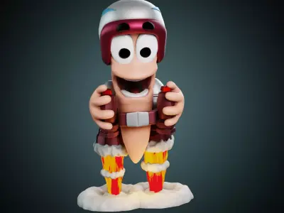 Worms - Jetpack 3D print model