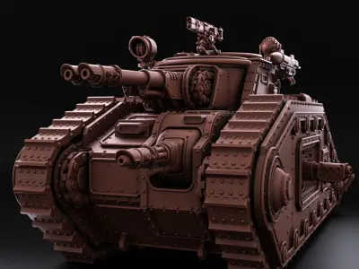 Bastion - Solar Heavy Tank - Imperial Force 3D print model