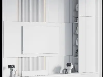 Tv Wall 69 3D model