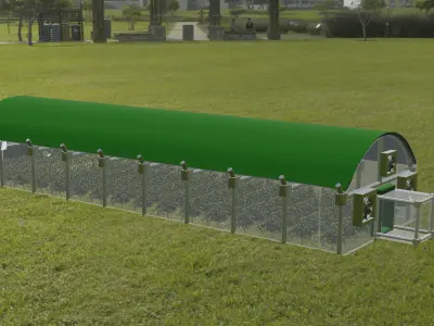 GREEN HOUSE Low-poly 3D model