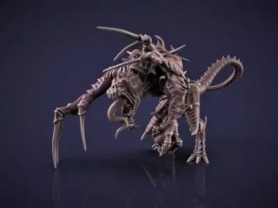 Broodlord Inspired Fanart 3D printable model 3D print model 3D print model
