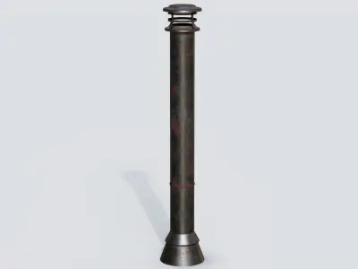 Roof Vent 22 Low-poly 3D model