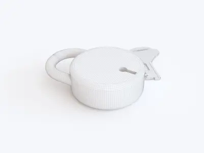Padlock 03 3D model