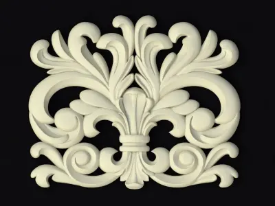 Decor for furniture 3D model 40