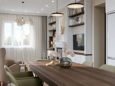 Kitchen interior by svetlana888design Free 3D model