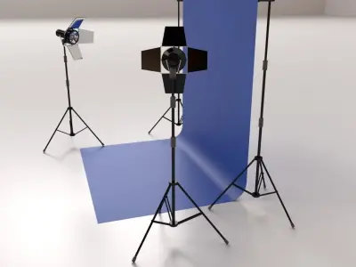 Photography Studio 3D model