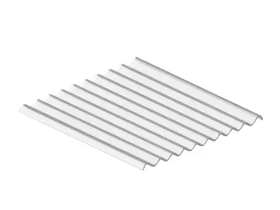 Transparent Asbestos Sheet 3D model