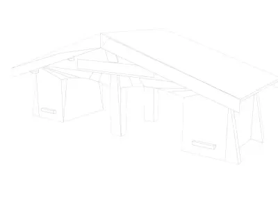 Low Poly Buildings PACK Low-poly 3D model purchase