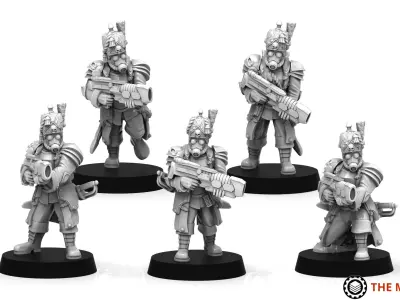 Primus Scions - Veteran Squad 3D print model