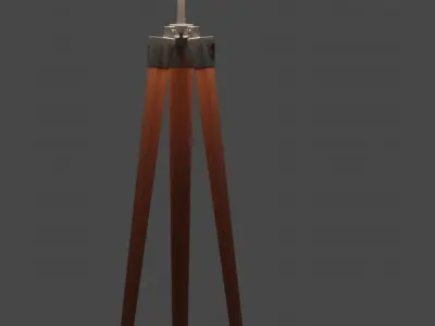 Tripod Floor Lamp Free 3D model