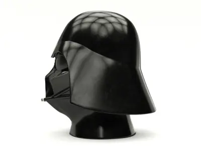 Darth Vader helmet high definition mesh 3D model