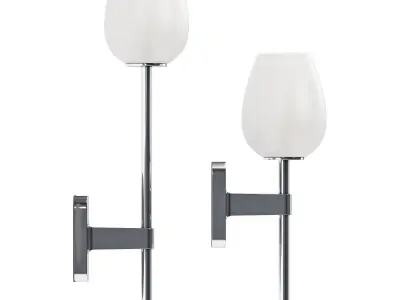 Astro lighting tacoma single-single grande tulip glass 3D model
