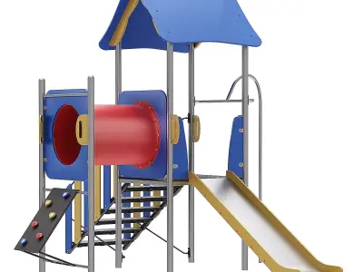 children s playground 03 3D model