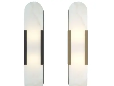 Melange Elongated Sconce Low-poly 3D model