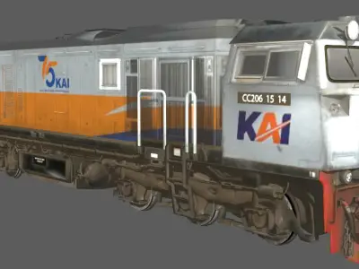 Now freight trains Low-poly 3D model