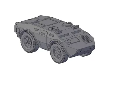 EXPLORATION VEHICLE 3D print model