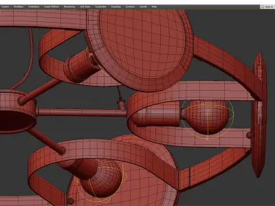 AMARI CHANDELIER Low-poly 3D model