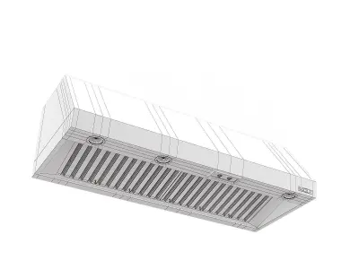 Wolf Wall Mount Canopy Range Hood PW602418 3D model