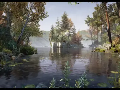 Nature Package Low-poly 3D model