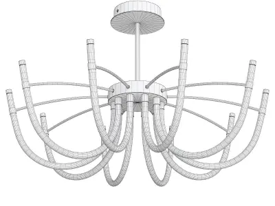 Ming and Ben Libra Chandelier 3D model